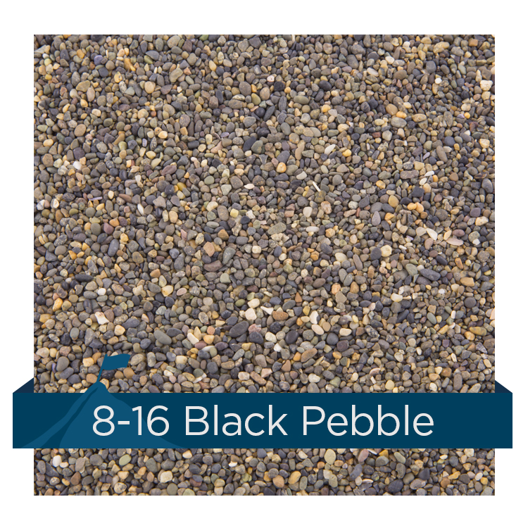 8-16 Black Pebble