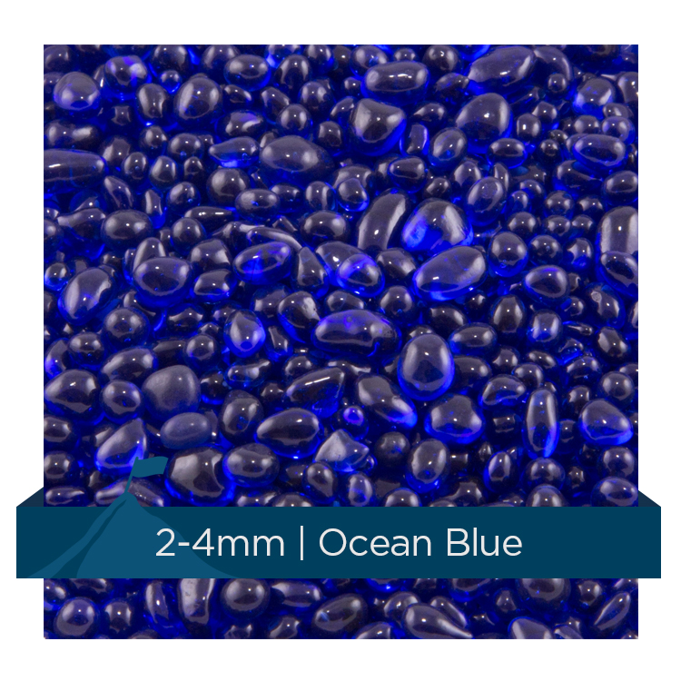 Versa Glass Ocean Blue 2-4mm